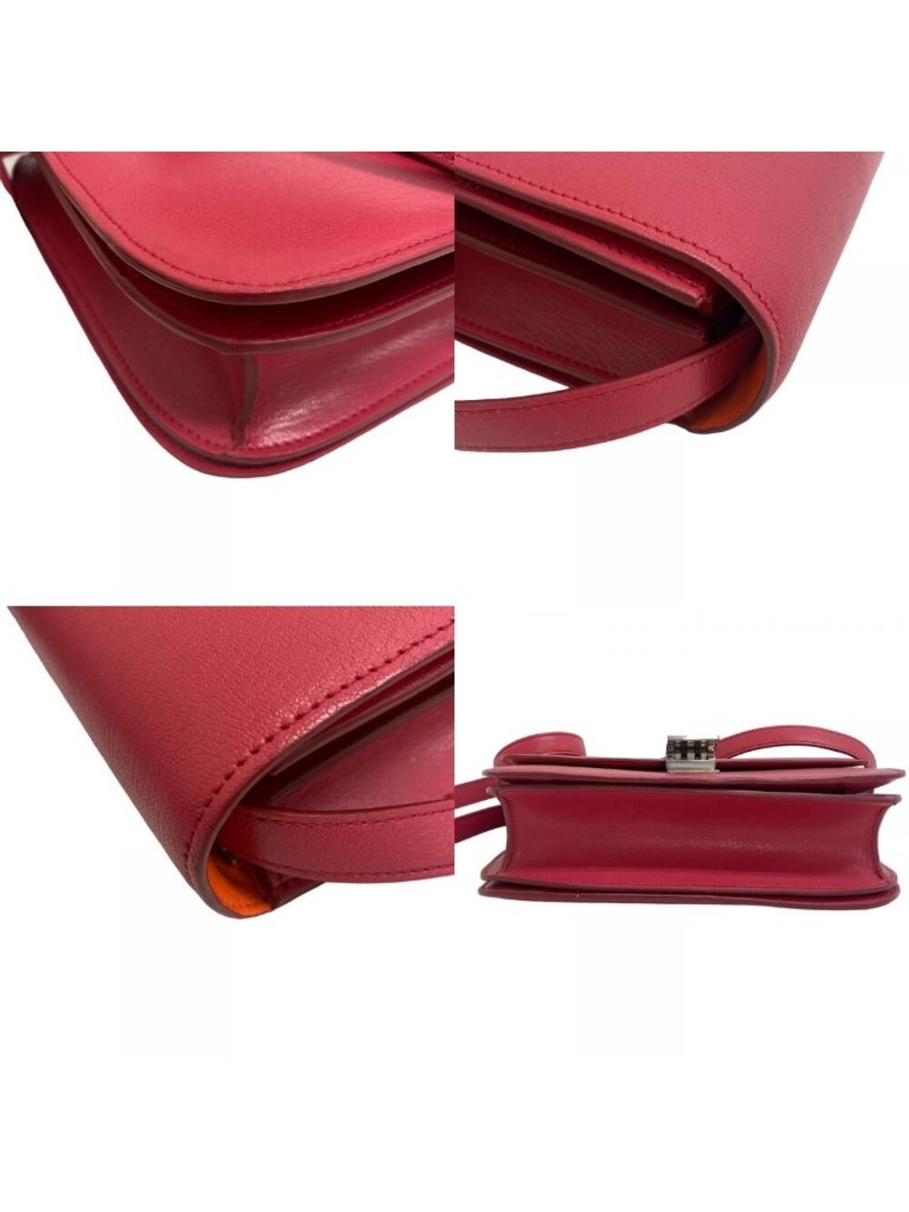 Celine Classic Box Leather Shoulder Bag Pink - Picture 6 of 8